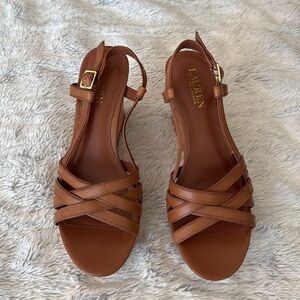 Ralph Lauren wedges size 8 barely worn